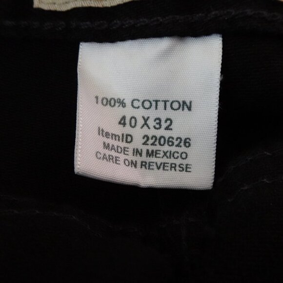 LL Bean Denim Jeans Men's Size 40x32 Black Cotton Classic Fit - Picture 11 of 11